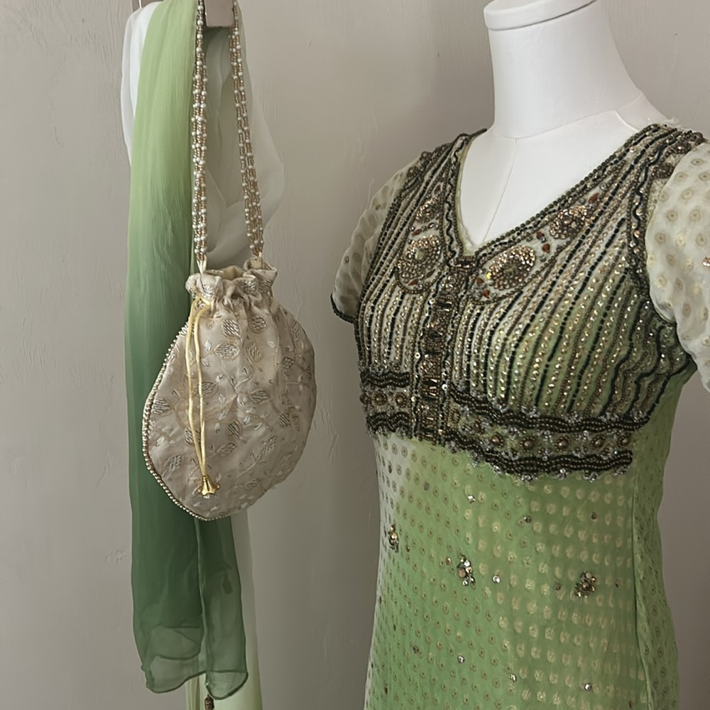 Sage and Ivory Churida set